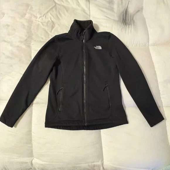 The North Face Womens Black Ridgewall Soft Shell Full Zip Jacket Size S - Picture 2 of 9